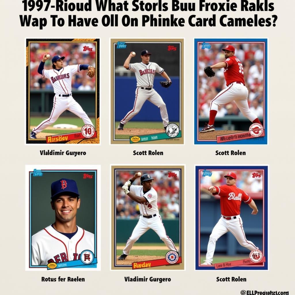 1997 Topps Baseball Key Rookies: Vladimir Guerrero, Scott Rolen