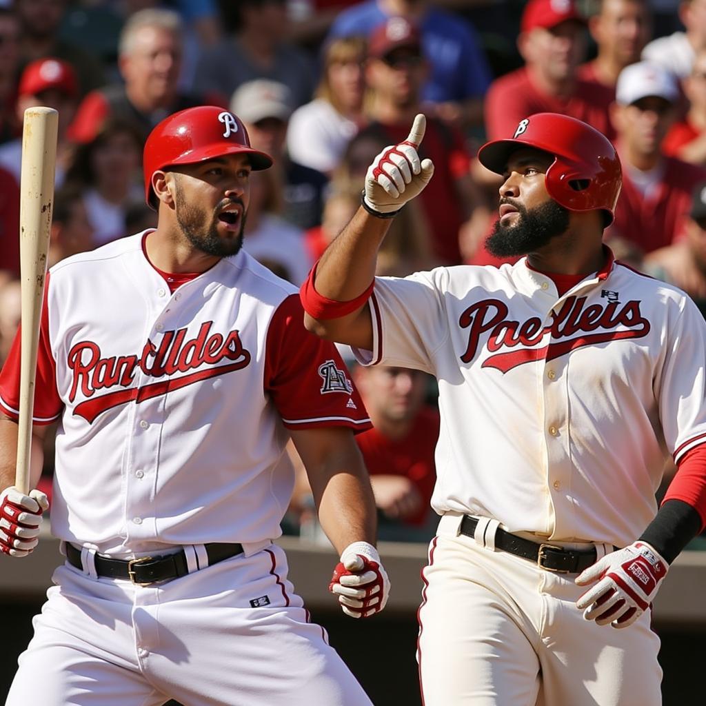 Albert Pujols and Prince Fielder at the 2009 Home Run Derby