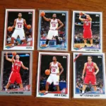 2009 Topps Basketball Rookie Cards of Blake Griffin, James Harden, and Stephen Curry