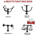 Types of 4 Seater Golf Cart Bag Holders