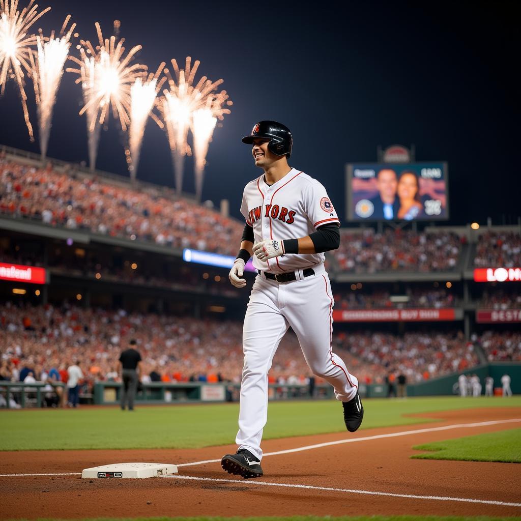 Celebrating a 500th Home Run