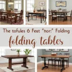 Various Styles of 6 Foot Non-Folding Tables