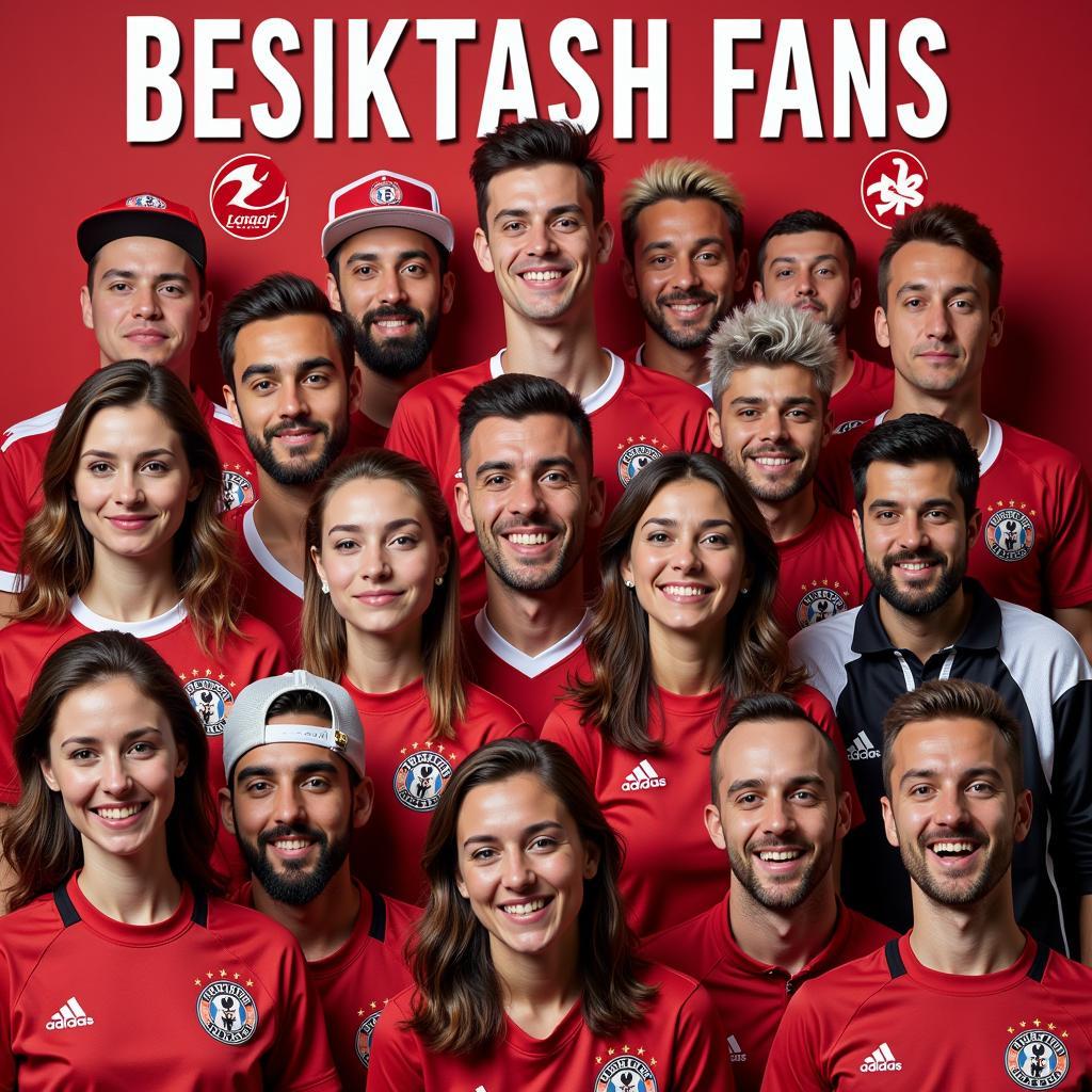 Beşiktaş fans from around the world at the 92.5 concert