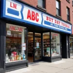 Exterior of a typical ABC store in the Bronx