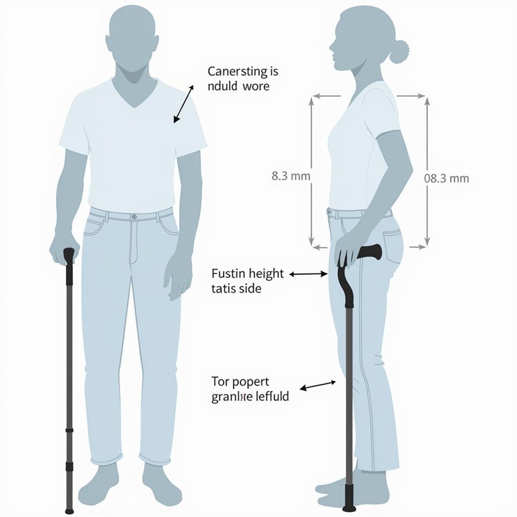 Adjusting the Height of a Walking Cane for Optimal Support