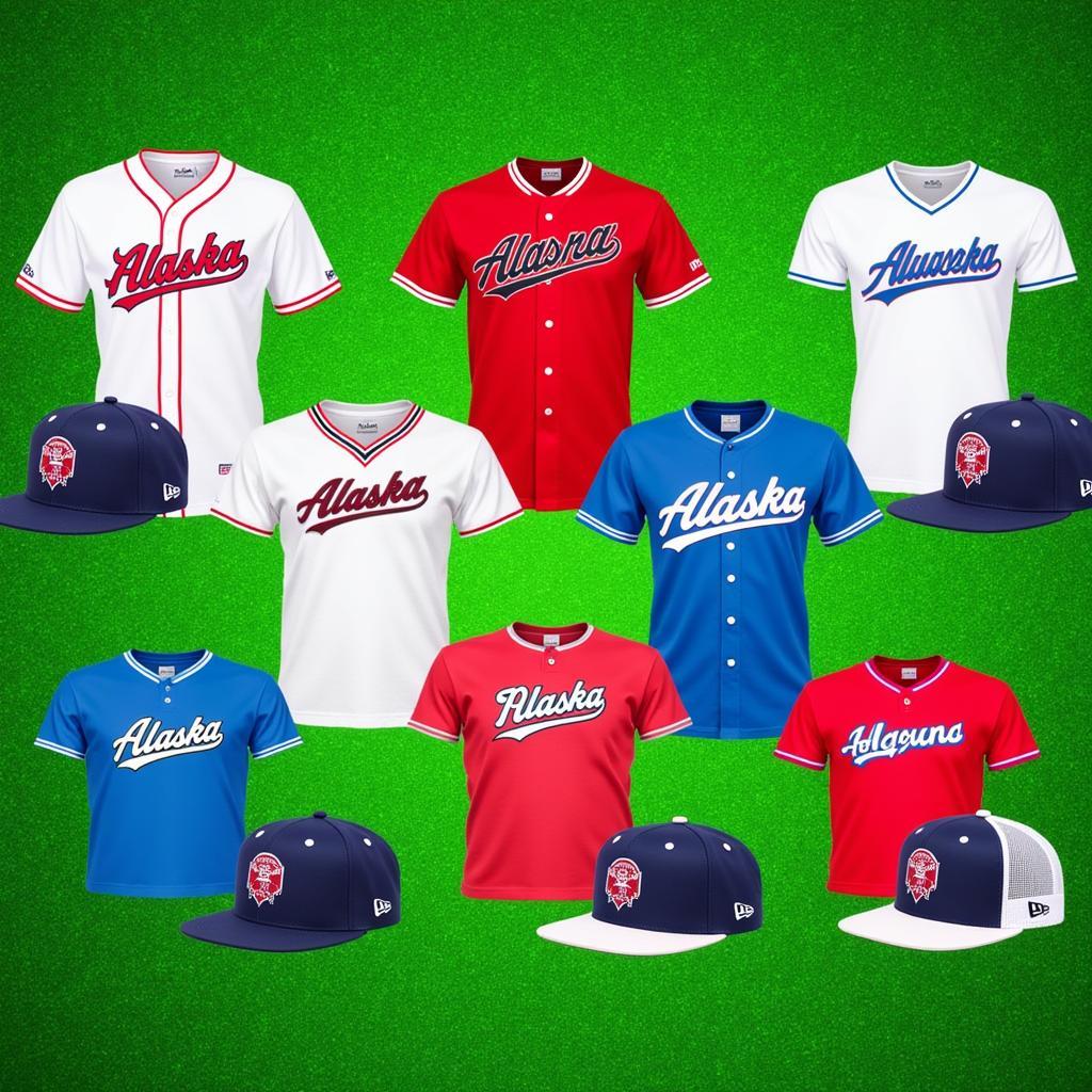 Alaska Baseball League Jerseys and Caps