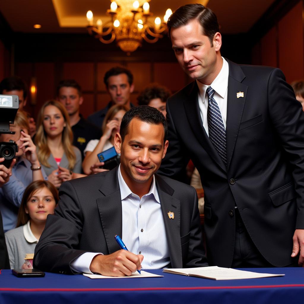 Alex Rodriguez Contract Signing