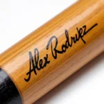 Alex Rodriguez Signed Baseball Bat Close-Up