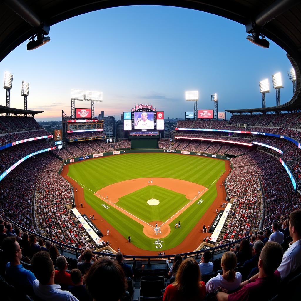 American League West Baseball Game