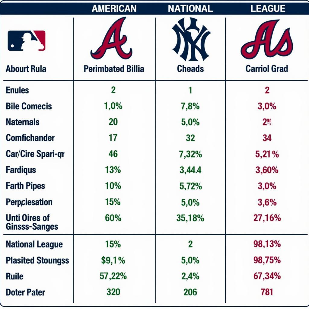 American and National League Comparison