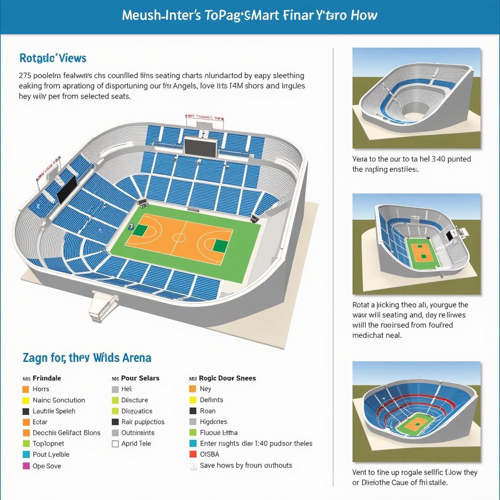 Angel of the Winds Arena 3D Interactive Seating Chart