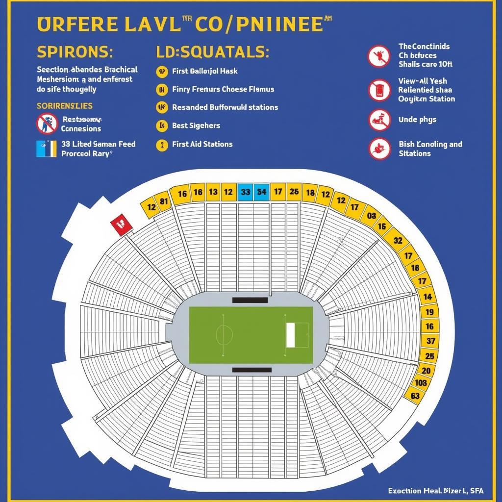 Angel of the Winds Arena Upper Level Seating Chart with Amenities