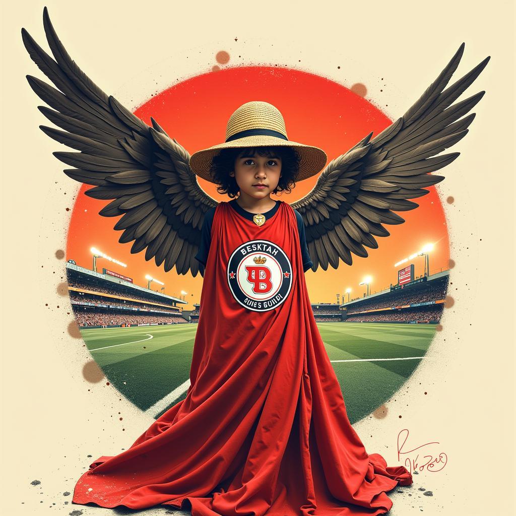 Angels Straw Hat Beşiktaş Fan Art