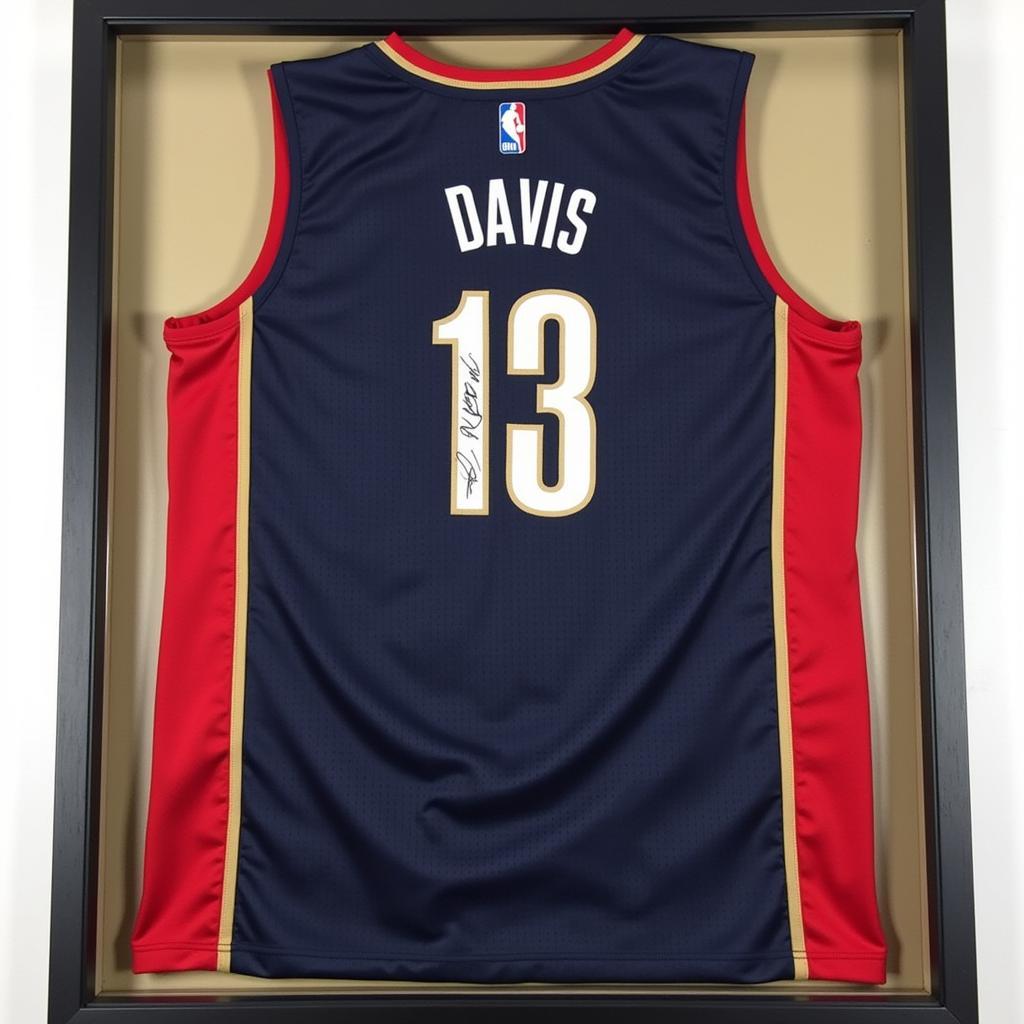 Anthony Davis Autographed Pelicans Jersey