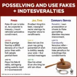 Penalties for possessing and using fake IDs in Arizona