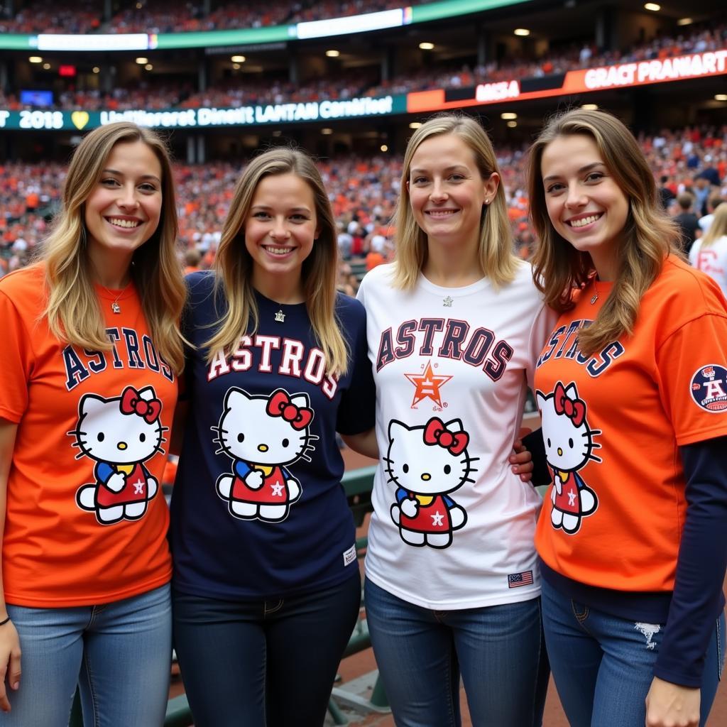 Astros Hello Kitty Shirt Fans