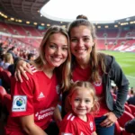 Athletic Mom and Family at Vodafone Park