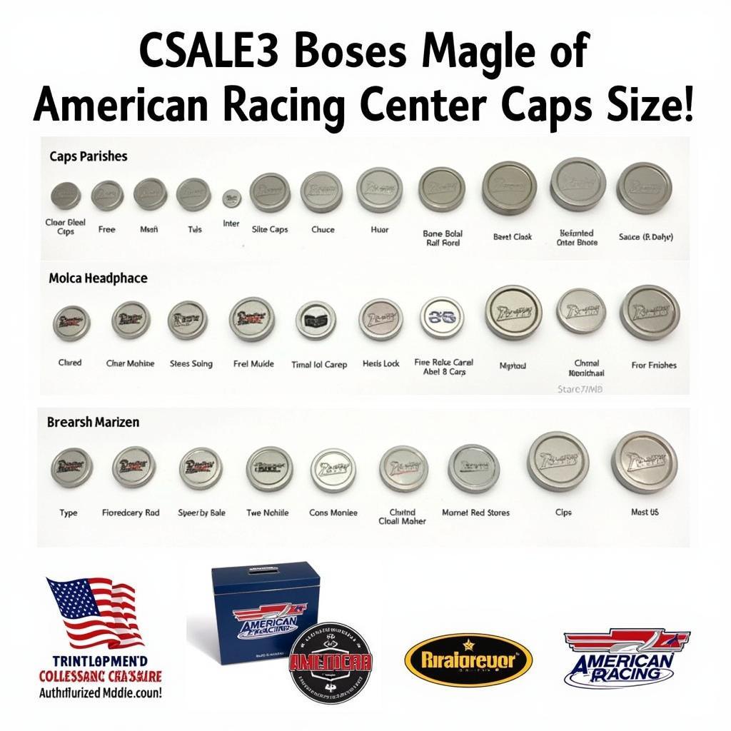 Genuine American Racing Center Caps for Sale