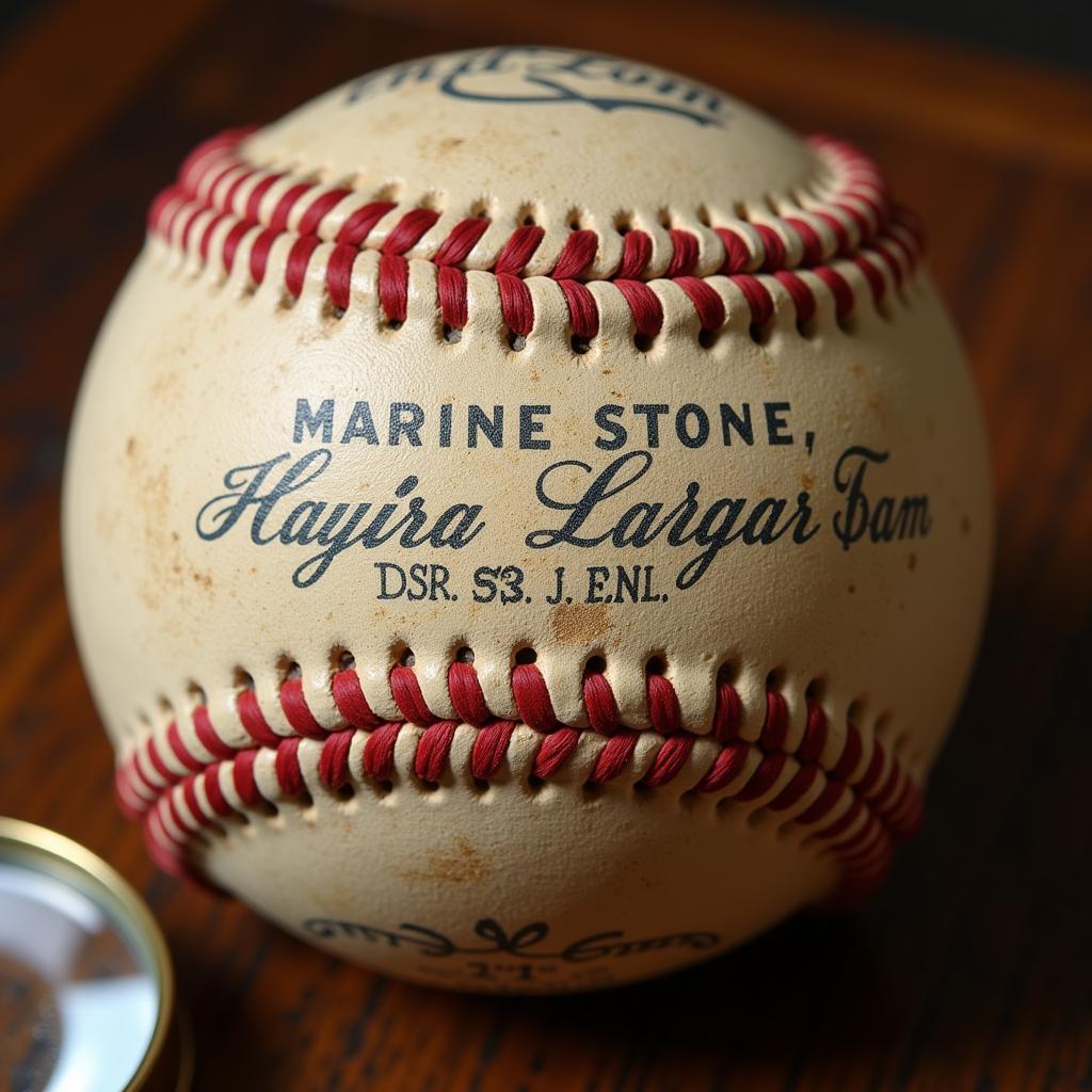 Authenticating vintage baseballs for your collection