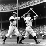 Babe Ruth and Lou Gehrig Hitting Grand Slams