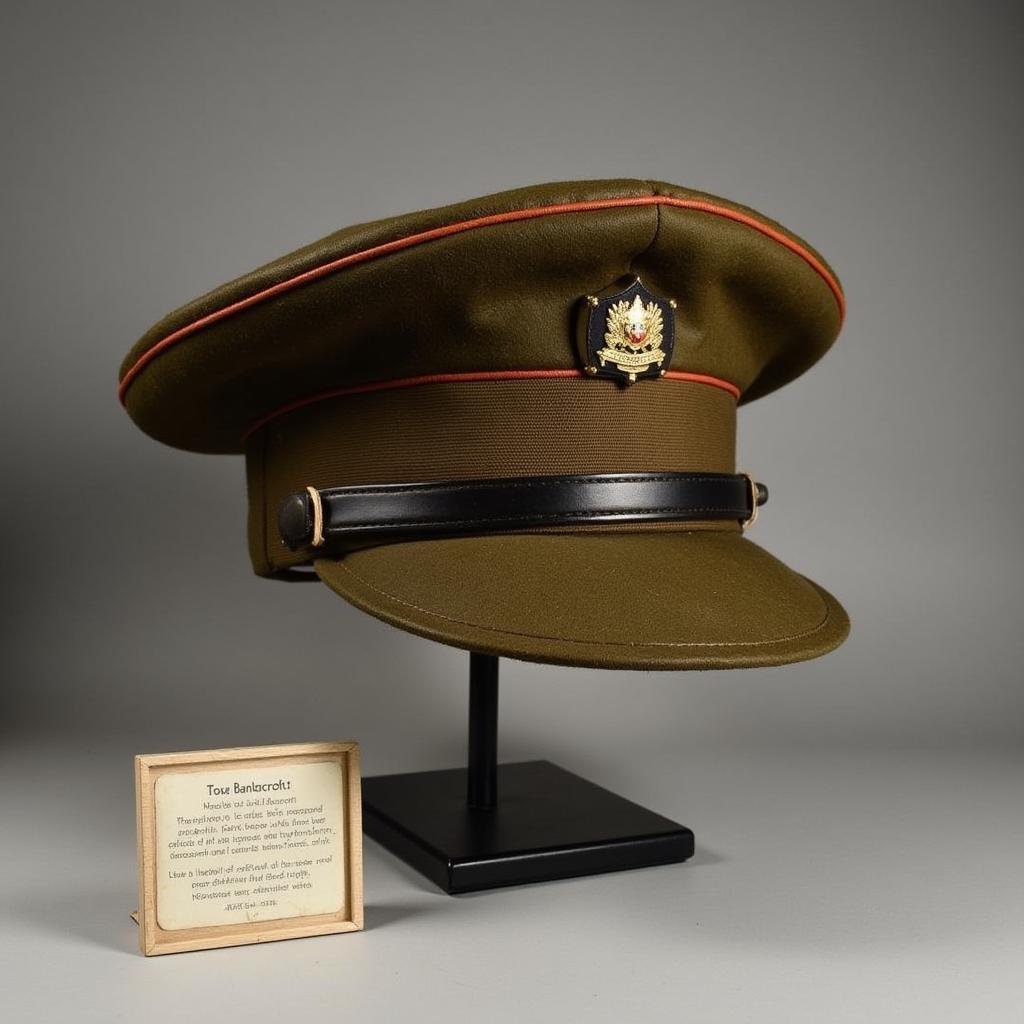 A Rare Bancroft Military Cap