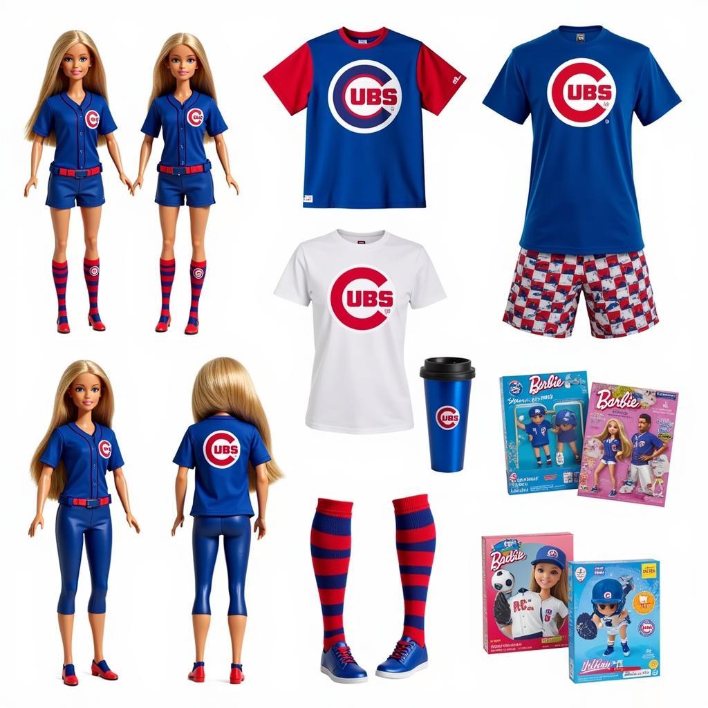 Barbie and Chicago Cubs Merchandise: Collaborative Products