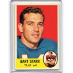 Bart Starr Rookie Card 1957 Topps