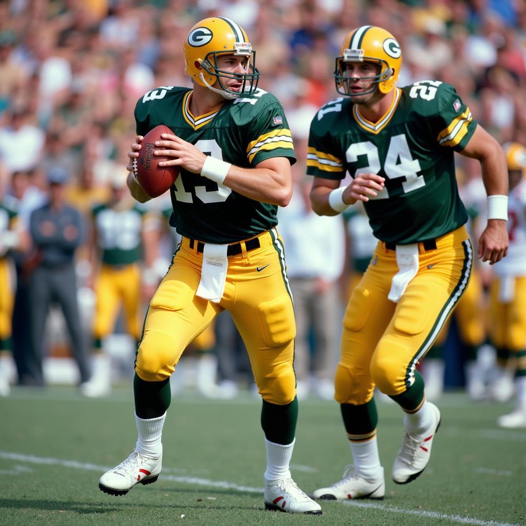 Bart Starr Signed Jersey in Action