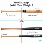 Comparing Wood and Alloy Baseball Bats Size 30