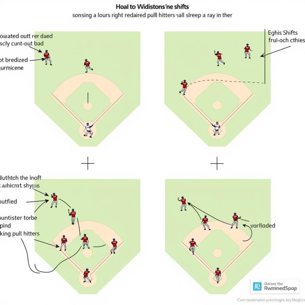 Baseball Defensive Shifts Diagram