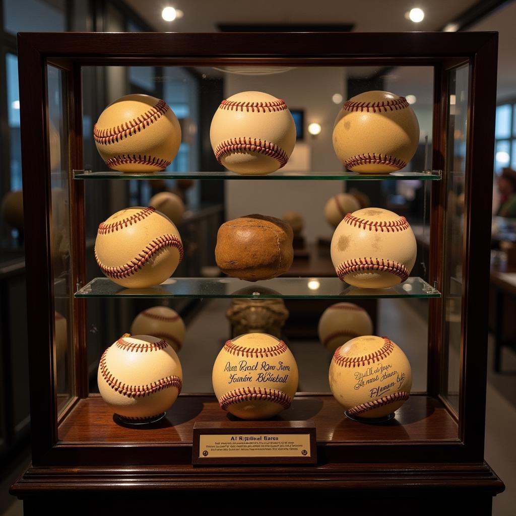 Baseball Display Case: Showcasing a Collection of Rare Baseballs