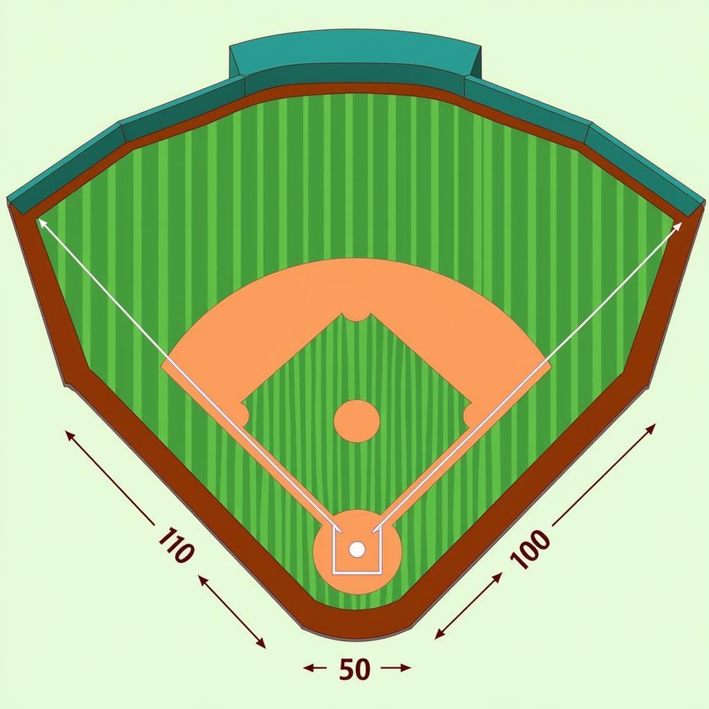 Baseball Field Dimensions and Baseline