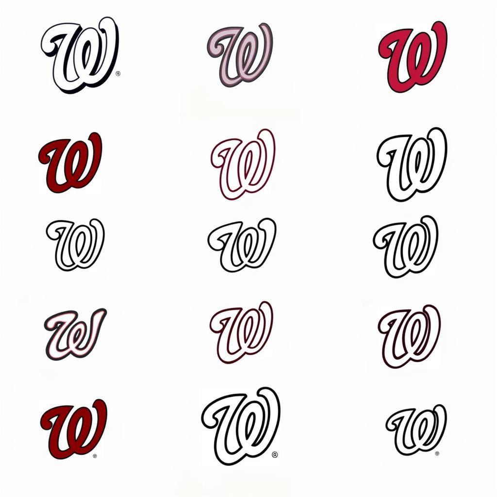 Baseball Logos with Similar Shapes to W