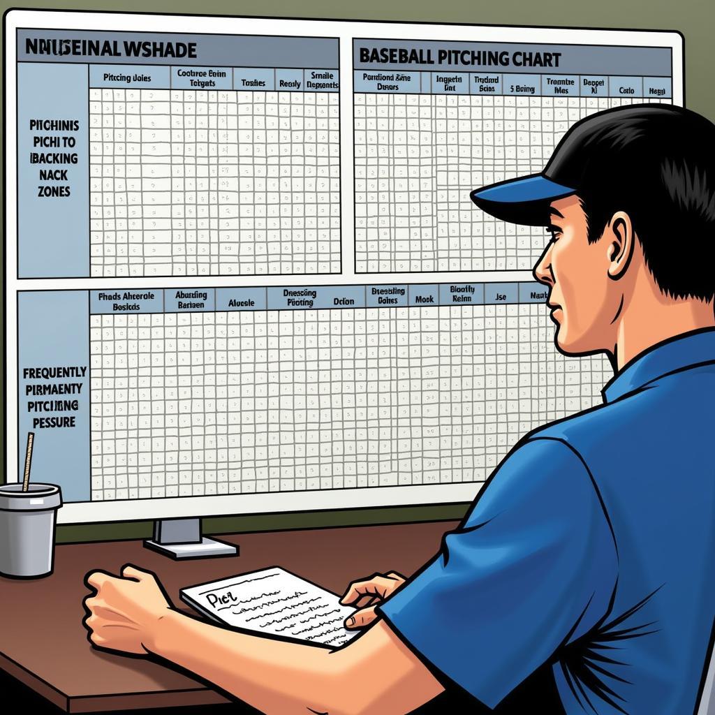 Analyzing a Baseball Pitching Chart Template