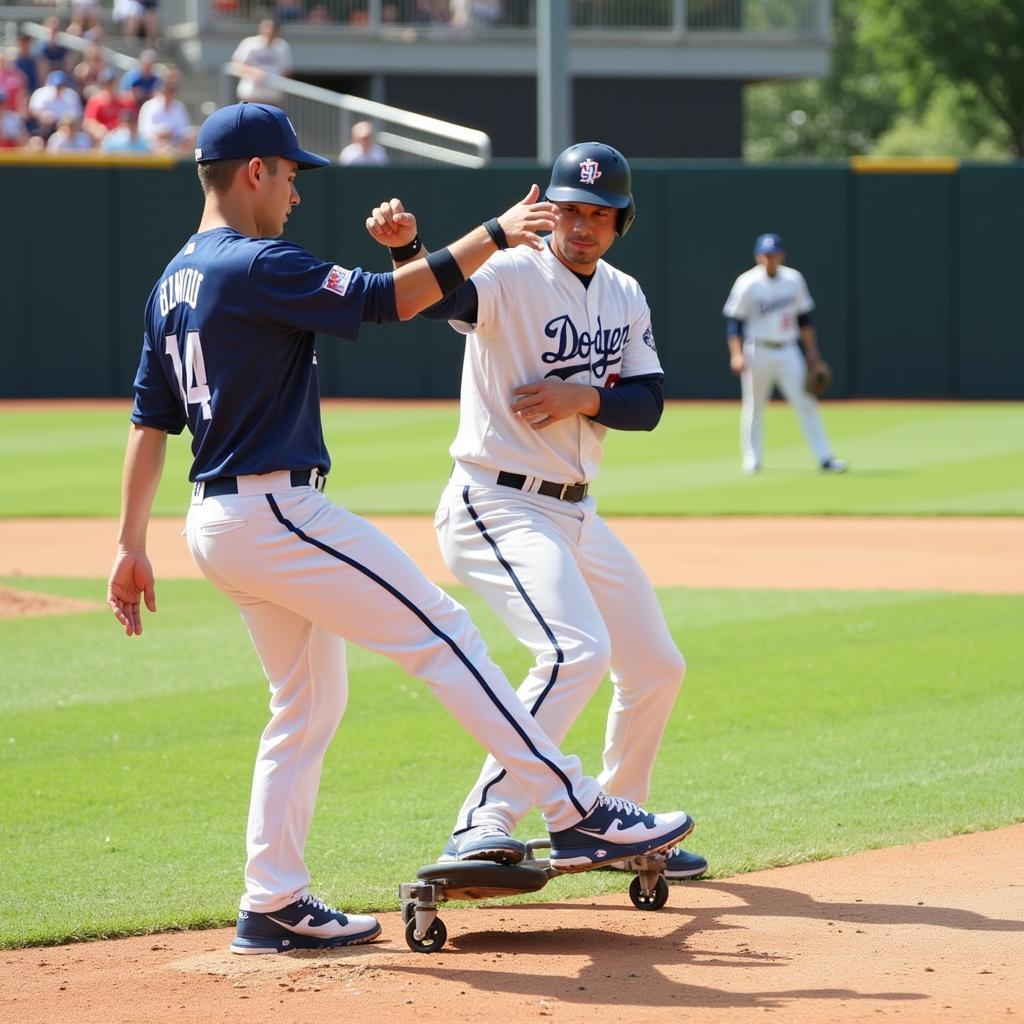 Baseball Player Using Weighted Base