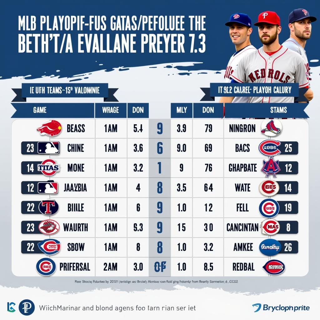 MLB Playoff Race Graphic