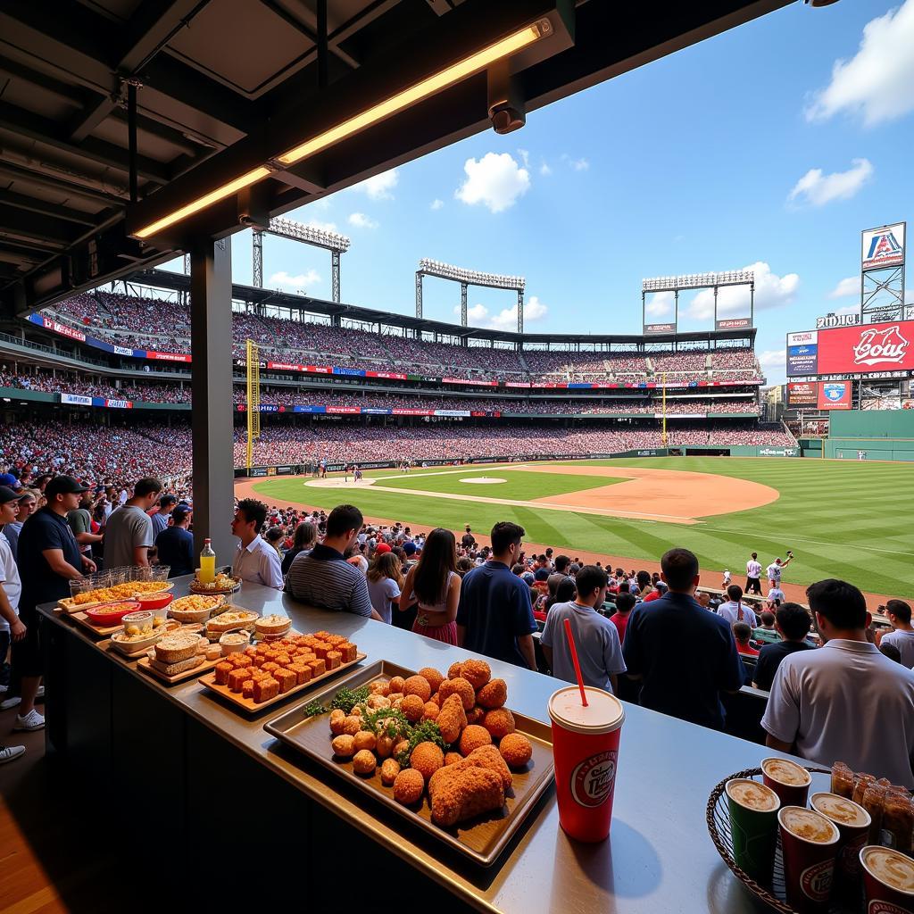 Baseball Stadium Concessions and Seating