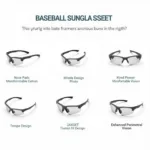 Baseball Sunglasses Frame and Fit