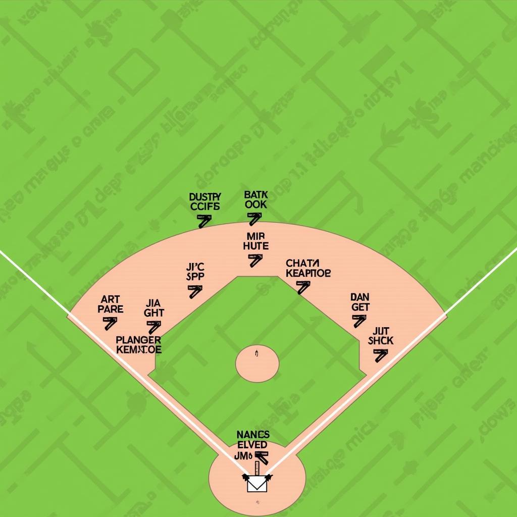 Baseball Team Positions on the Field