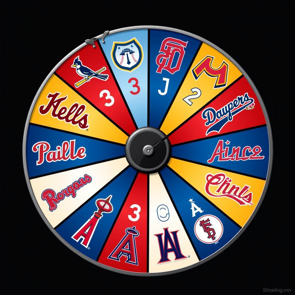 Baseball Team Wheel Selection