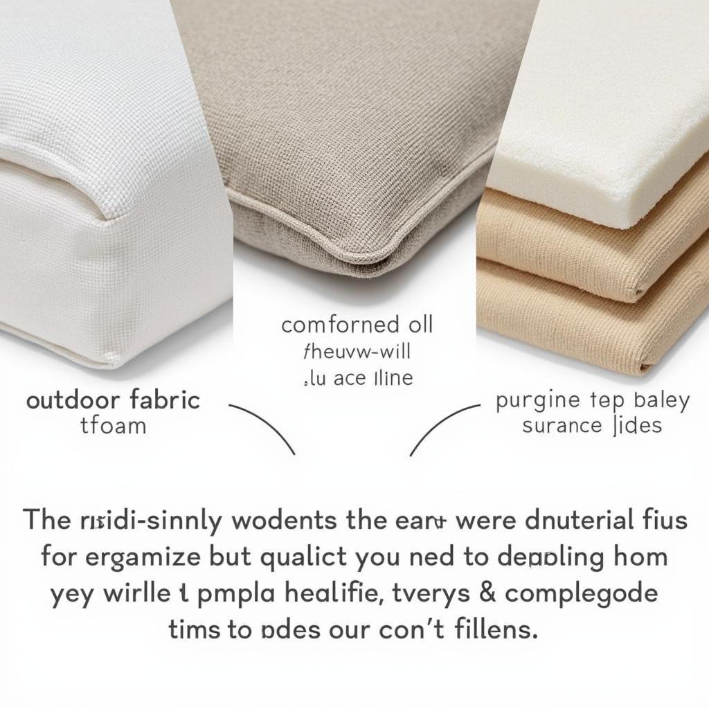 Bay Window Pillow Fabric and Filling Choices