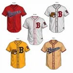 Beavers Baseball Jersey Design Variations