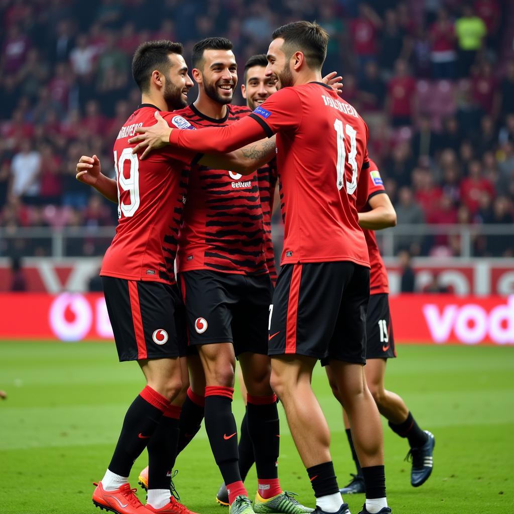 Besiktas All-Rounder Celebrating Goal