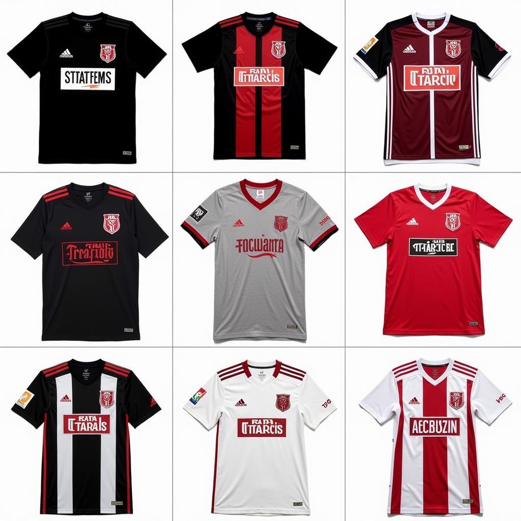 Variety of Besiktas ASU T-Shirt Designs