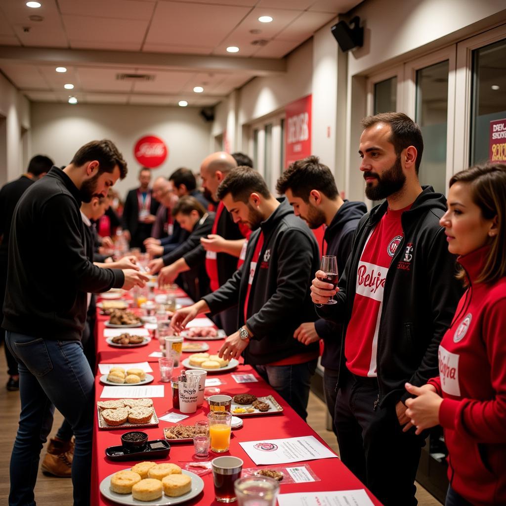 Beşiktaş organizes a fundraising event for cancer research with fans actively participating.