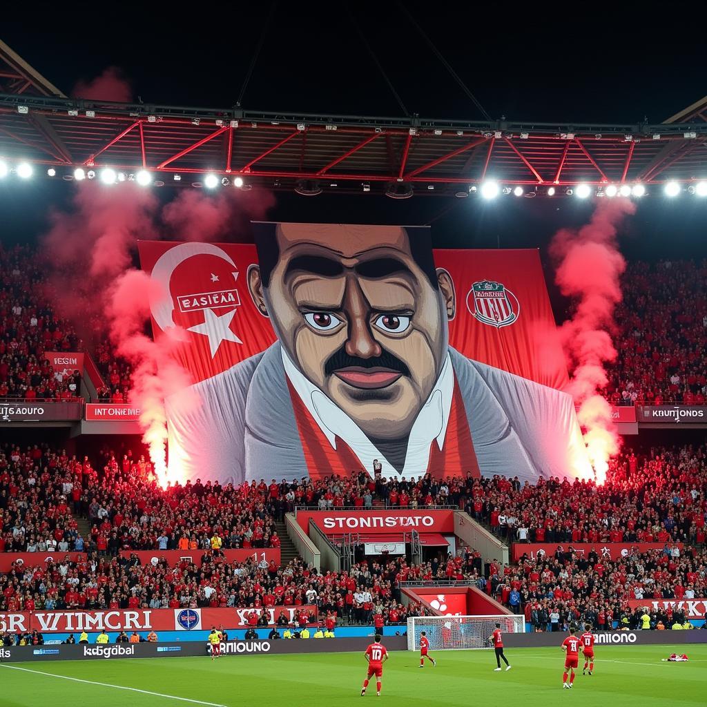 Beşiktaş Çarşı Supporters Group Display