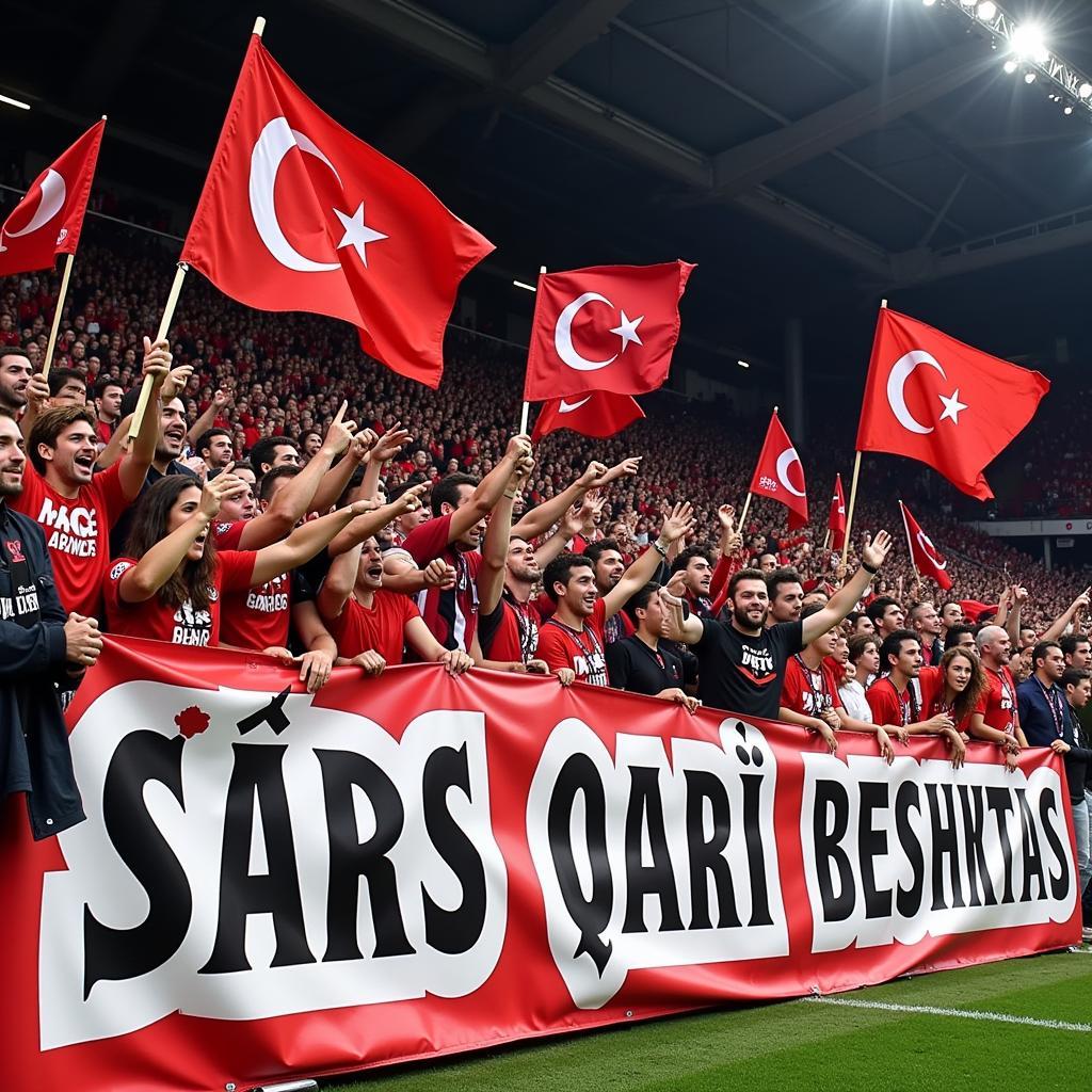 Beşiktaş Çarşı Supporters in Vodafone Park