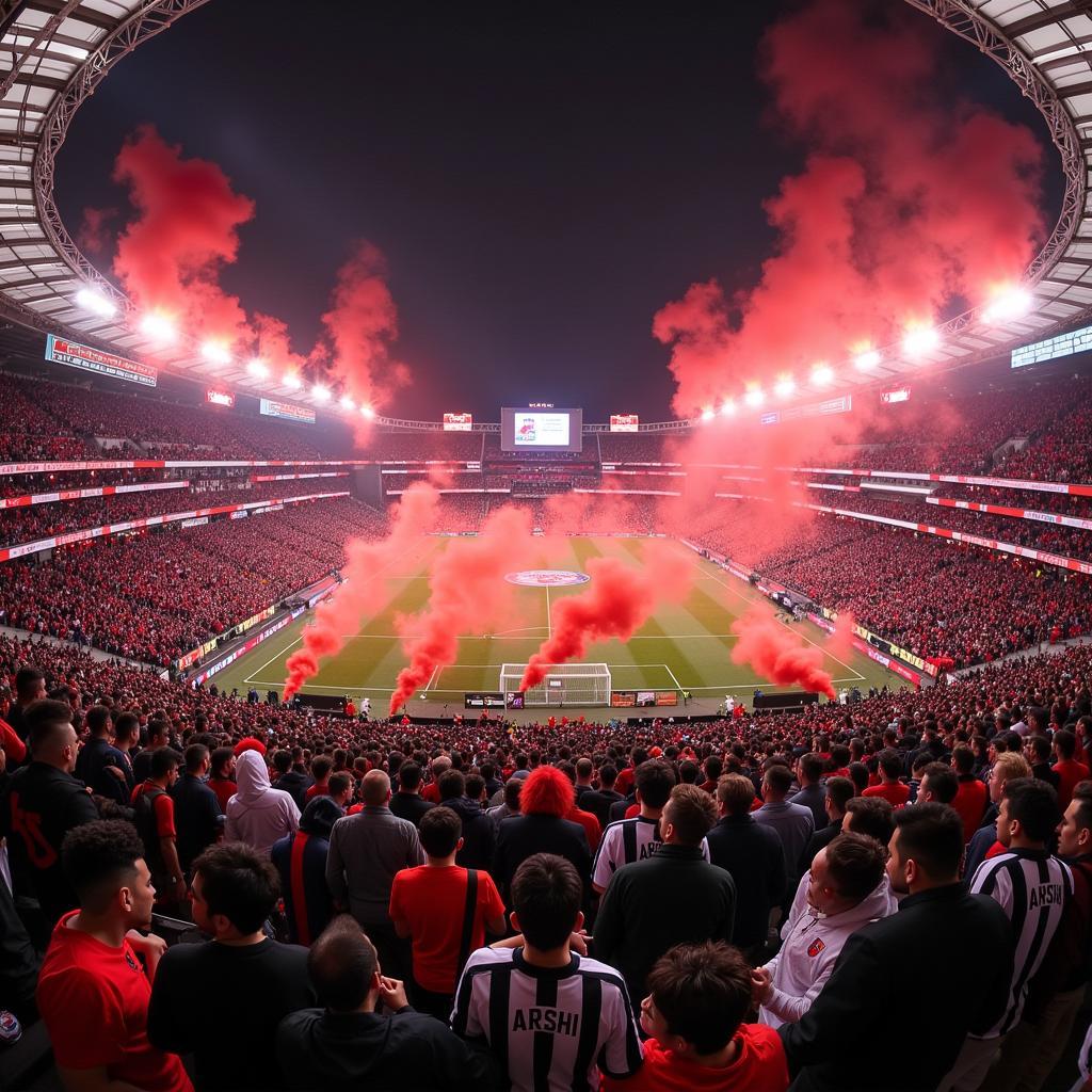 Beşiktaş Çarşı Supporters at Vodafone Park