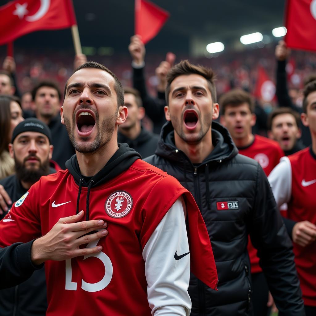 Beşiktaş Çarşı Supporters at Vodafone Park