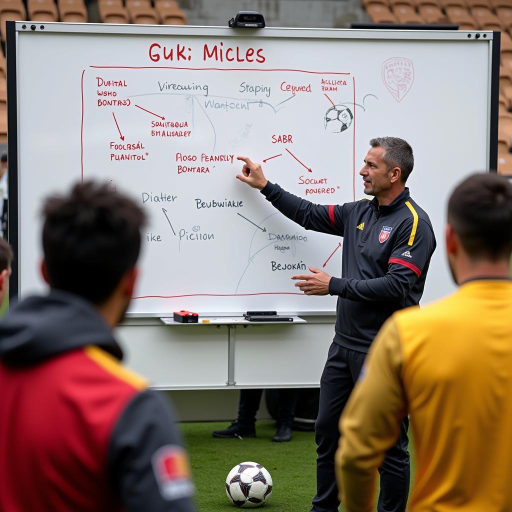 Beşiktaş Coach Explaining Sabr Tactics